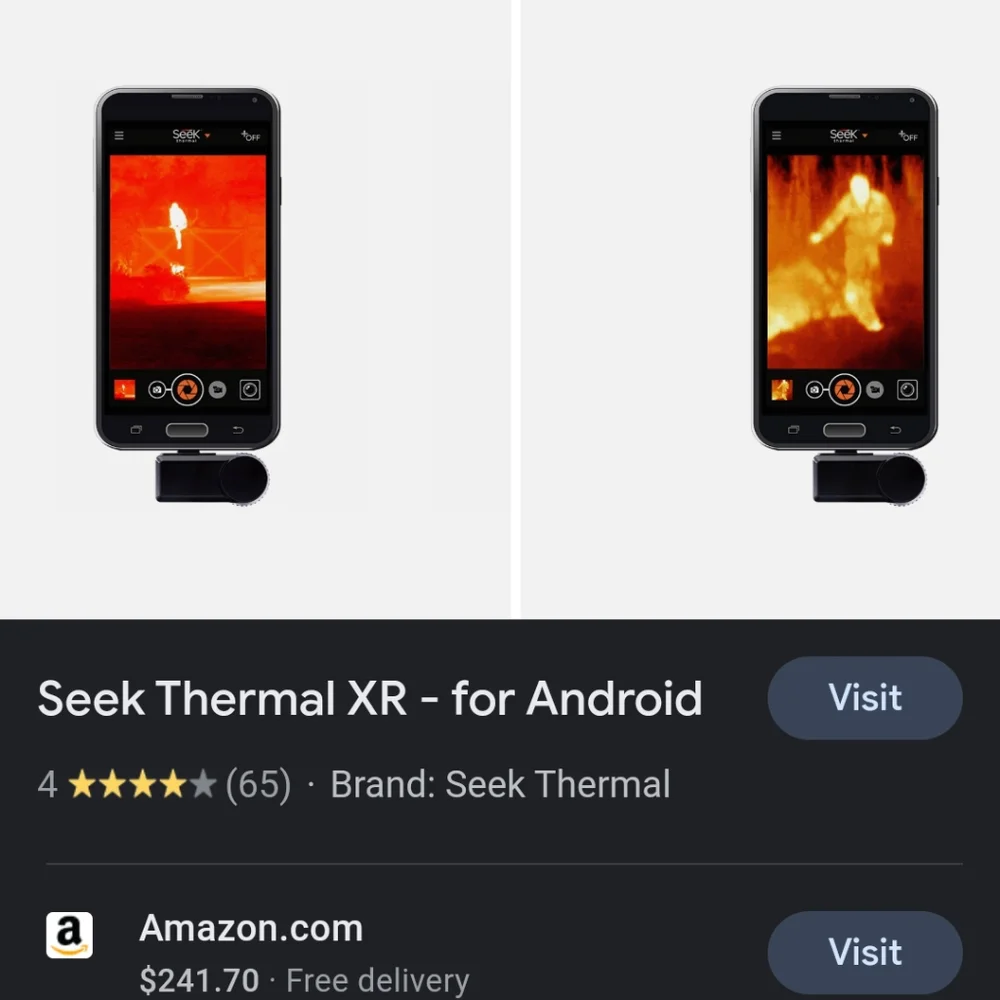 Seek Android thermal camera